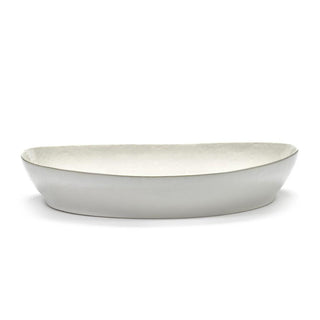 Serax Feast serving plate L diam. 44.5 cm. white - artichoke black - Buy now on ShopDecor - Discover the best products by SERAX design