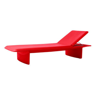 Slide Ponente sun lounger Flame red - Buy now on ShopDecor - Discover the best products by SLIDE design