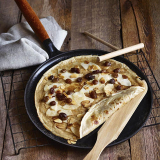 Staub Pancake Pan with Wooden Handle diam.28 cm Black - Buy now on ShopDecor - Discover the best products by STAUB design