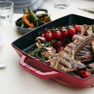 Staub Small Double Handle Grill Square small pan 23 cm - Buy now on ShopDecor - Discover the best products by STAUB design